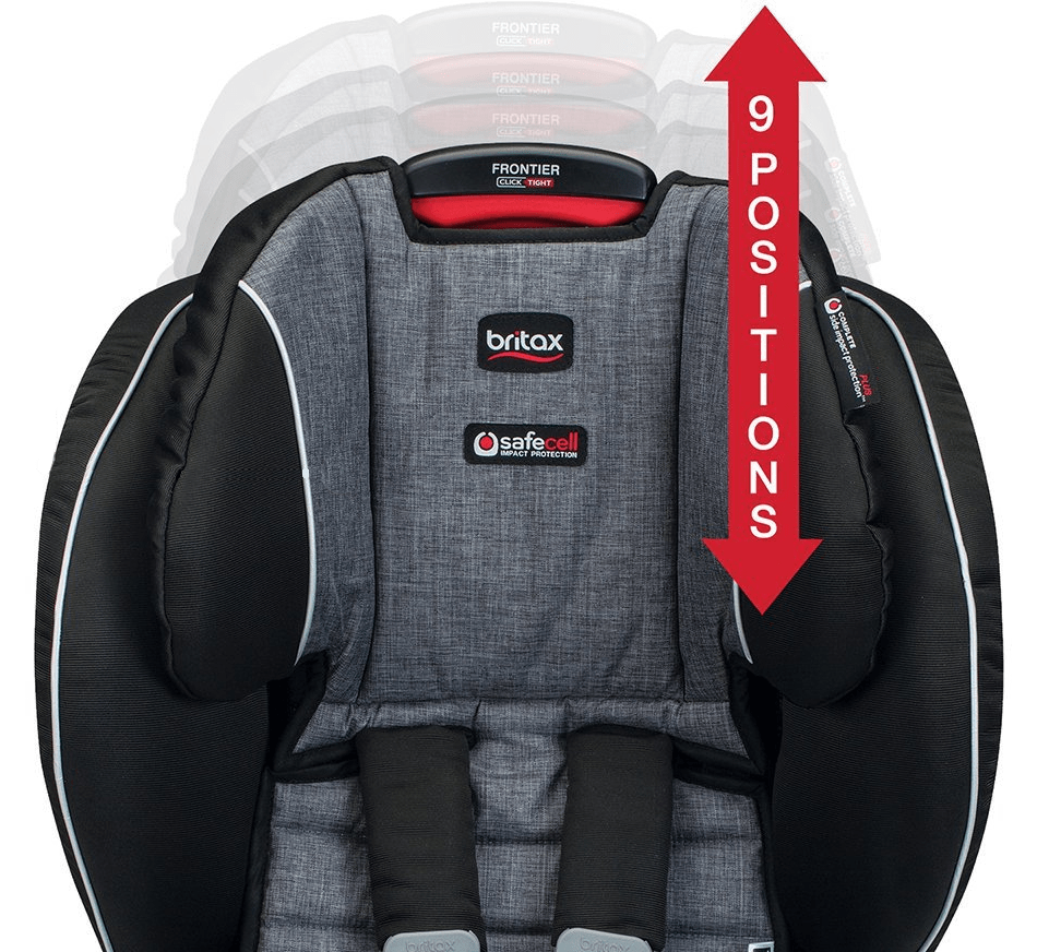 Britax Frontier ClickTight Easy-Adjust Harness In 9 Different Positions